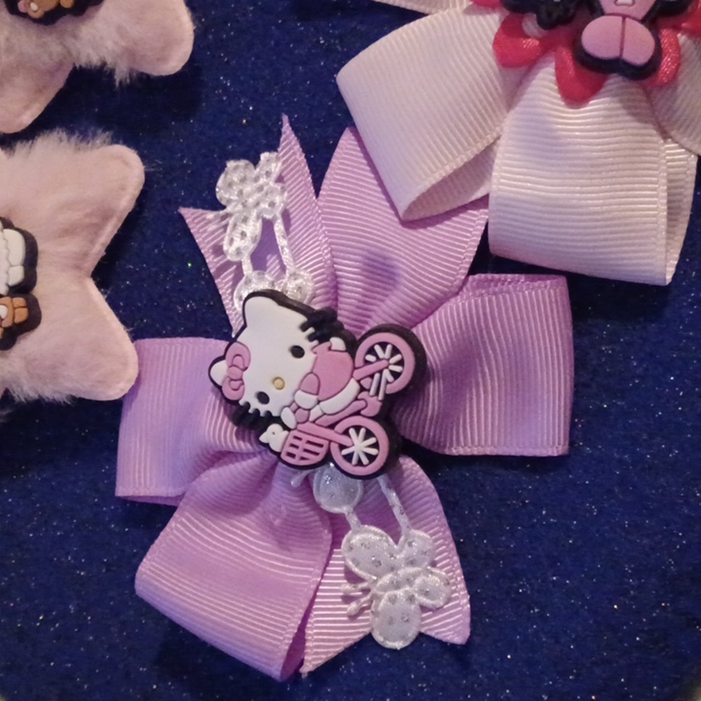 HELLO KITTY barrettes lot#1